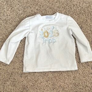 Personalized “Tripp” 2026 White Long-Sleeve Top